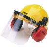 Draper Tools Safety Helmet With Ear Muffs And Visor Lanyards And Safety