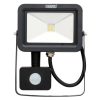 Draper Tools Cob Led Slimline Wall Mounted Floodlight With Pir Sensor, 10W, 700 Lumens Security Lights