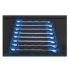 Draper Tools Combination Spanner Set In 1/4" Drawer Eva Insert Tray (8 Piece) Drawer Eva Insert