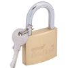 Draper Tools Draper Redline Brass Cylinder Padlock, 40Mm Brass Padlocks