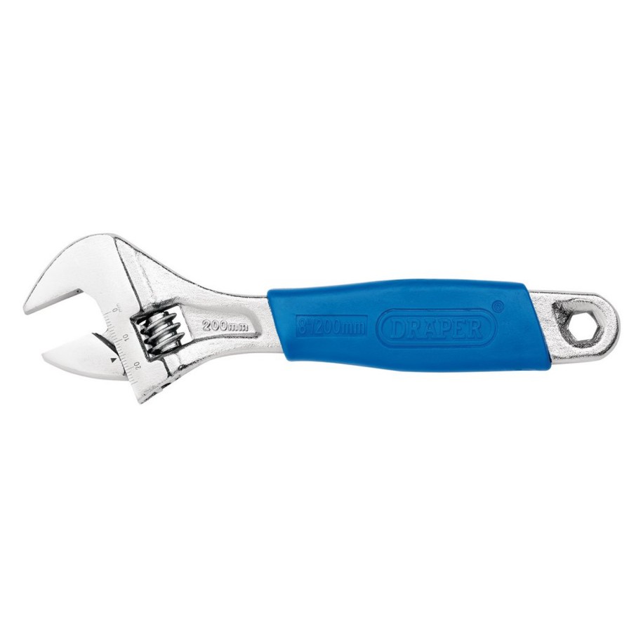 Draper Tools Crescent-Type Adjustable Wrench, 200Mm, 24Mm Adjustable Wrenches