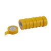 Draper Tools Insulation Tape To Bsen60454/Type2, 10M X 19Mm, Yellow (Pack Of 8) Electrical Tape