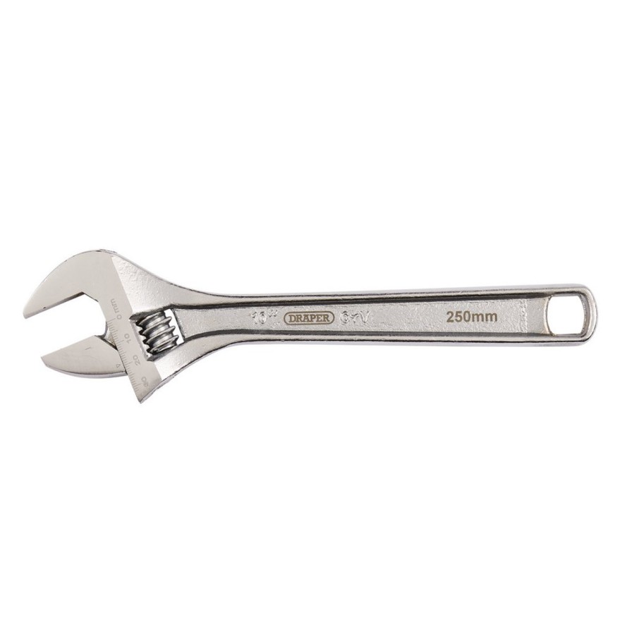 Draper Tools Adjustable Wrench, 250Mm, 31Mm Adjustable Wrenches