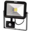 Draper Tools Cob Led Slimline Wall Mounted Floodlight With Pir Sensor, 20W, 1,300 Lumens Security Lights