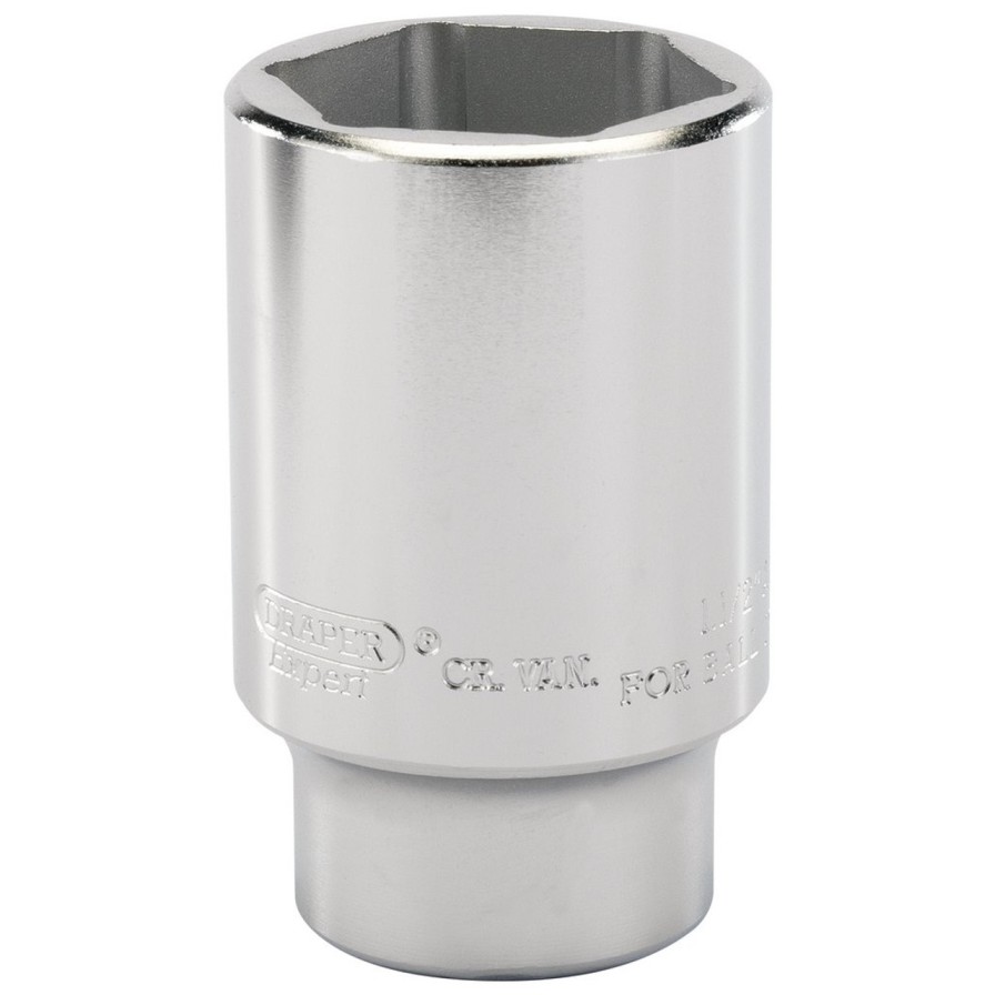 Draper Tools Ball Joint Socket, 1/2" Sq. Dr., 38Mm Or 1.1/2" Af Hub Nut Sockets