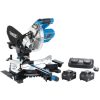 Draper Tools D20 20V Brushless Sliding Compound Mitre Saw, 185Mm Mitre And Chop Saws