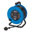 Draper Tools 230V Heavy Duty Industrial Four Socket Cable Reel, 25M Electrical