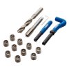 Draper Tools Metric Thread Repair Kit, M14 X 1.25 (15 Piece) Thread Repair