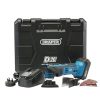 Draper Tools D20 20V Oscillating Multi-Tool, 1 X 2.0Ah Battery, 1 X Charger Oscillating Multi Tools