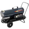 Draper Tools Jet Force Diesel And Kerosene Space Heater With Wheels, 75,000 Btu/22 Kw Diesel, Kerosene And Paraffin Heaters