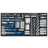 Draper Tools Socket Set In Full Drawer Eva Insert Tray, 1/4", 3/8", And 1/2" (84 Piece) Full Drawer Eva Insert