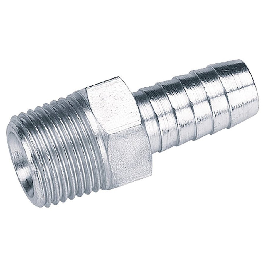 Draper Tools 1/2" Taper X 1/2" Hose Connector (Pack Of 3) Air Accessories