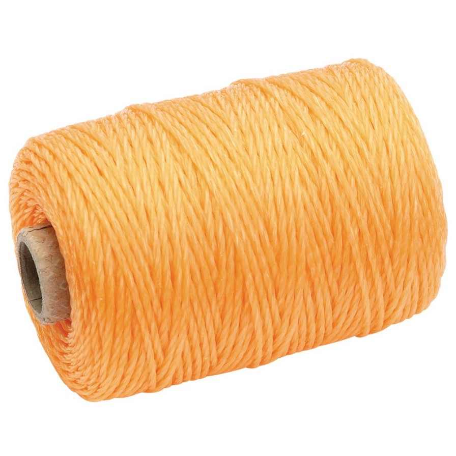 Draper Tools Polypropylene Brick Line, 100M, Orange Brick And Chalk Lines