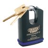 Draper Tools Draper Expert Heavy Duty Padlock And 2 Keys With Shrouded Shackle, 50Mm High Security Padlocks