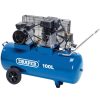 Draper Tools 100L Belt-Driven Air Compressor, 2.2Kw/3Hp Air Tools & Compressors