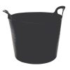 Draper Tools Multi-Purpose Flexible Bucket, 42L, Black Buckets