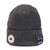 Draper Tools Smart Wireless Rechargeable Beanie With Led Head Torch And Usb Charging Cable, Grey, One Size Torches