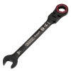 Draper Tools Draper Expert Hi-Torq® Metric Flexible Head Ratchet Combination Spanner, 14Mm, Black Combination Spanners