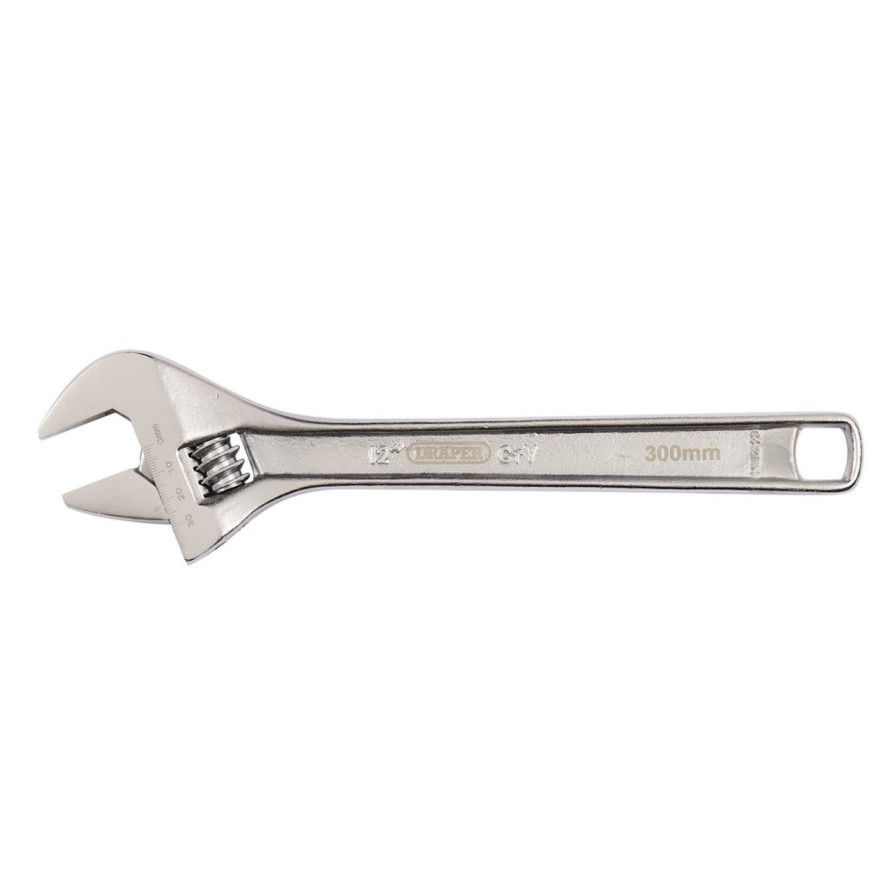 Draper Tools Adjustable Wrench, 300Mm, 39Mm Adjustable Wrenches