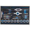 Draper Tools Combination Tap And Die Set - Metric And Bsp In Eva Foam Insert Tray (22 Piece) Threading