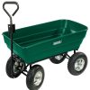 Draper Tools Heavy Duty Tipping Cart, 120L Composting And Tidying